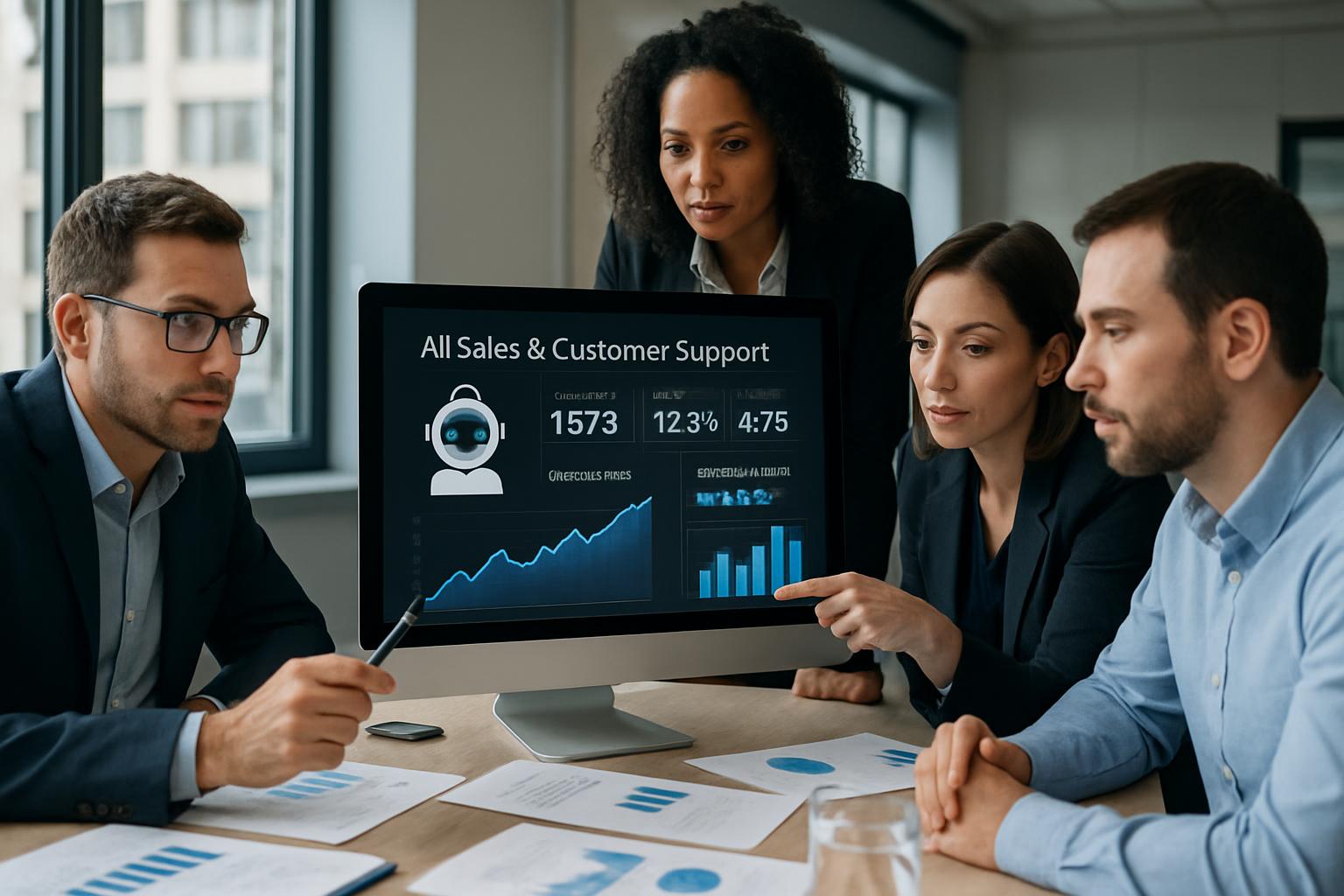 Resultados y análisis de agente de IA ventas y atención al cliente en entorno empresarial 2026 Resultados y análisis de agente de IA ventas y atención al cliente en entorno empresarial 2026