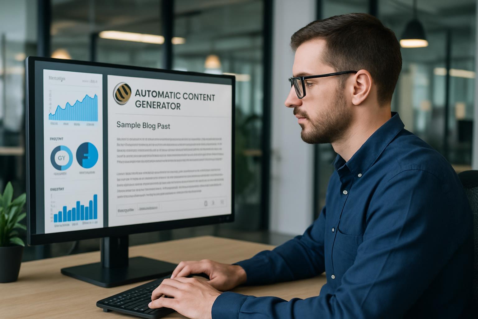 Infografía sobre generador de contenido automático para WordPress — análisis y datos clave 2026 Infografía sobre generador de contenido automático para WordPress — análisis y datos clave 2026