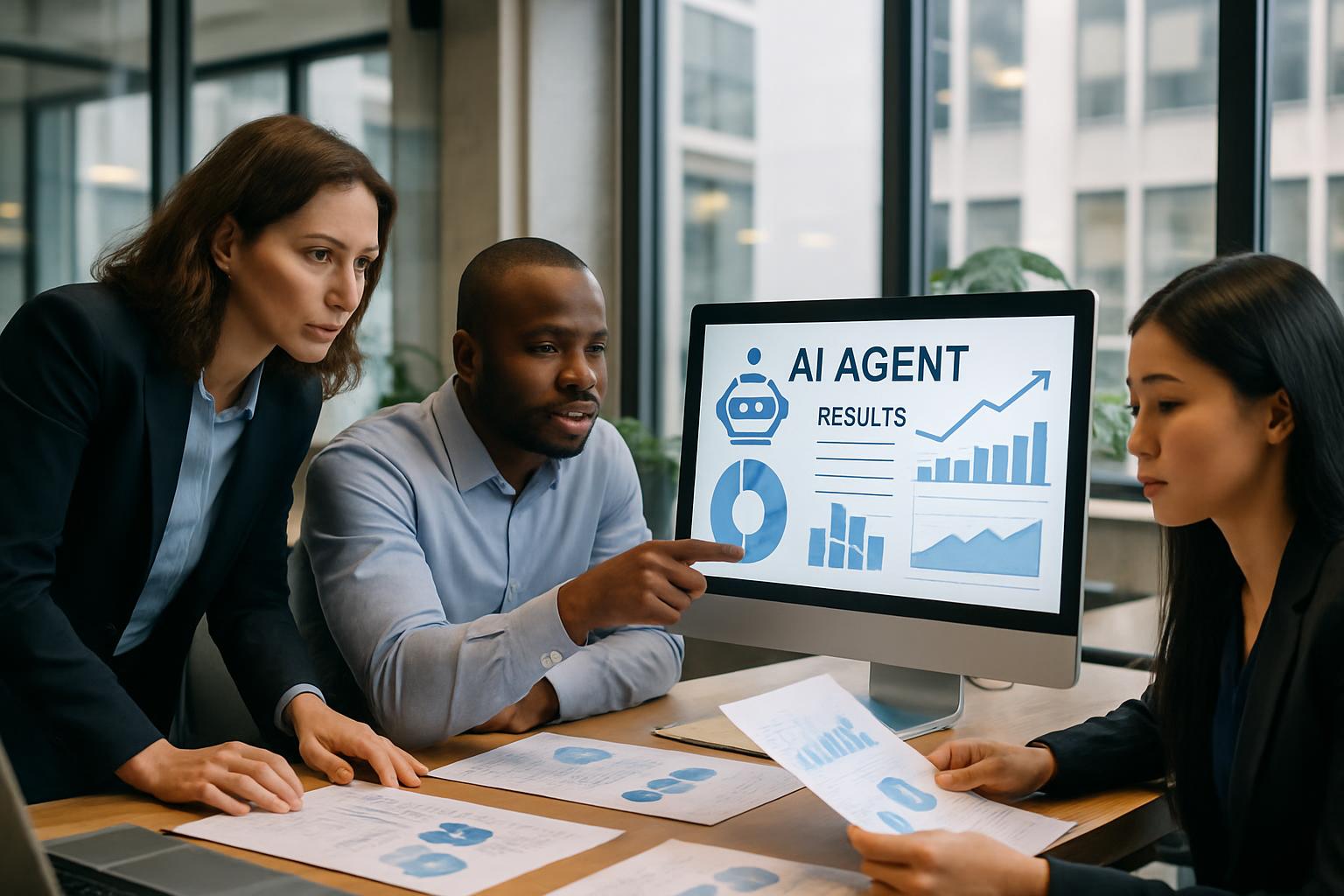 Resultados y análisis de implementar agente de IA en entorno empresarial 2026