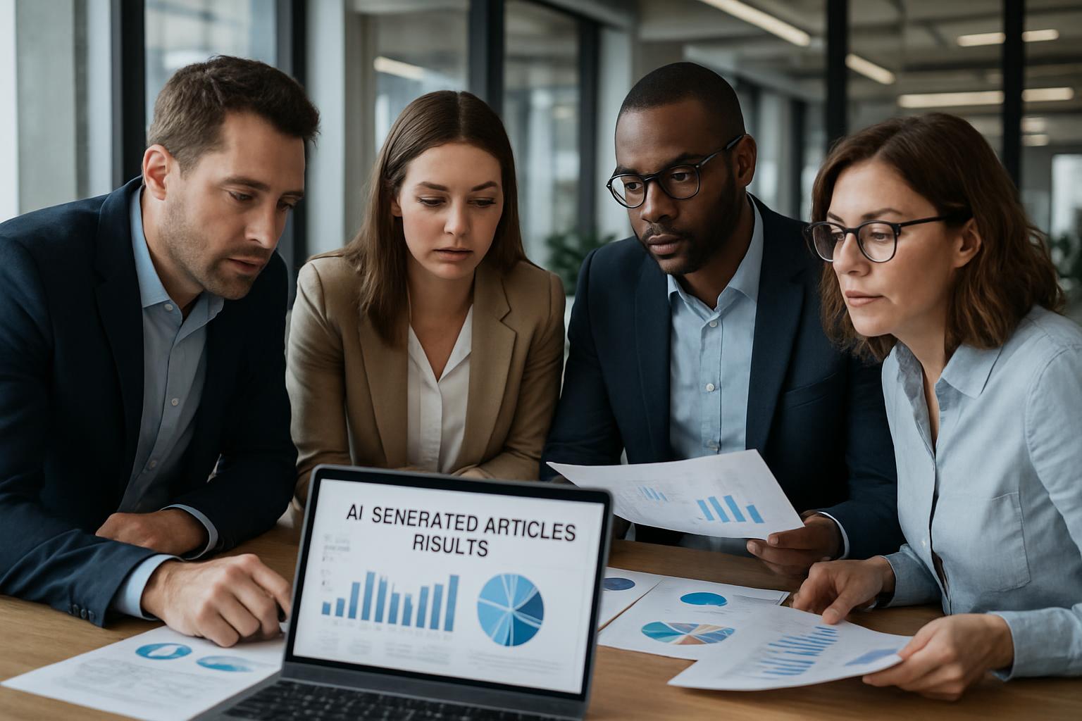 Resultados y análisis de Artículos generados con IA en entorno empresarial 2026