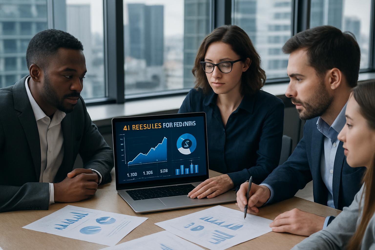 Resultados y análisis de agente de IA para empresas en entorno empresarial 2026