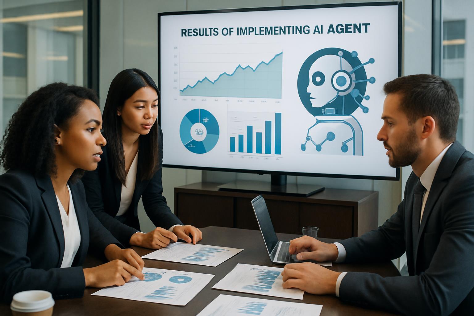 Resultados y análisis de implementar agente de IA en entorno empresarial 2026